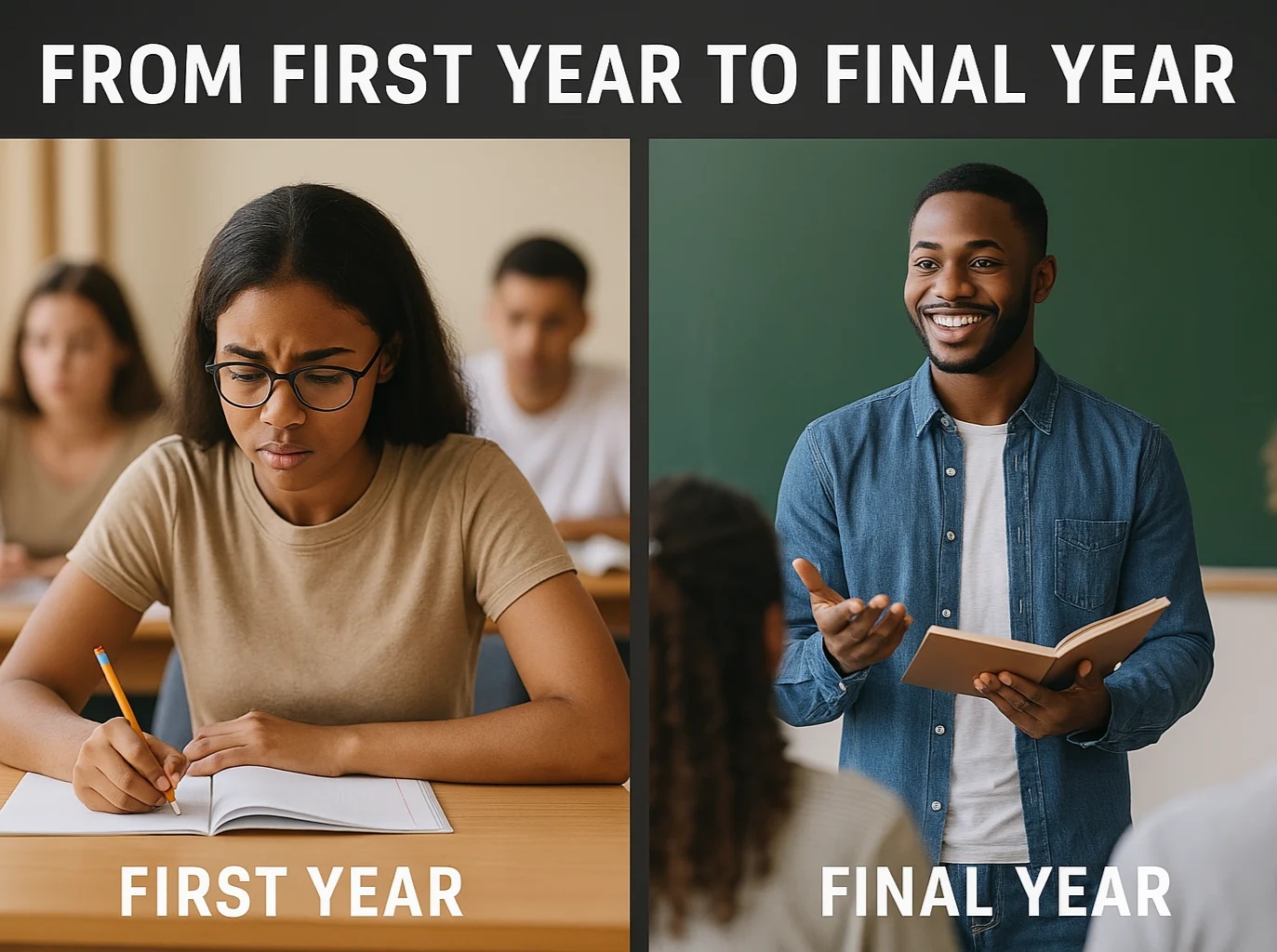 College students through the years